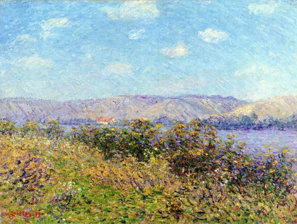 Gustave Loiseau Banks of the Seine in Summer, Tournedos-sur-Seine - Canvas Print