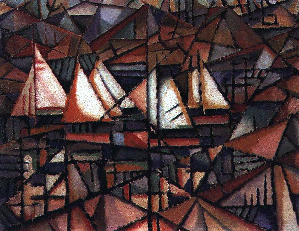Amadeu De Sousa Cardoso Barcos - Canvas Print