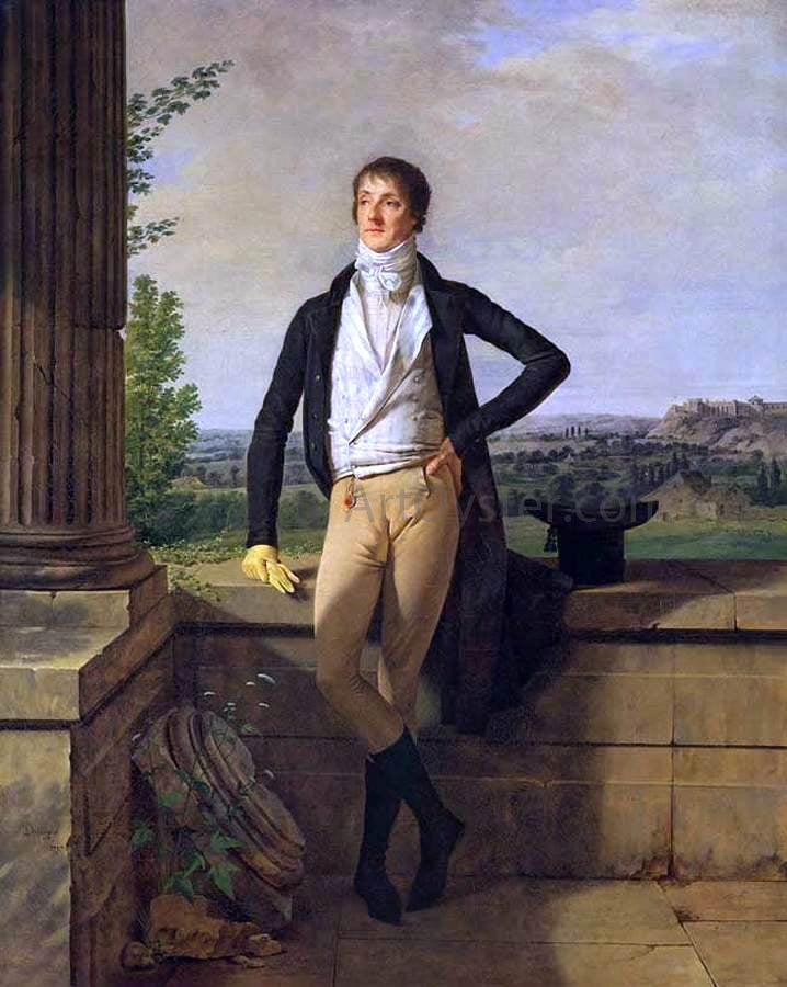 Martin Drolling Barthelemy Charles, Comte de Dreux-Nancre - Canvas Print