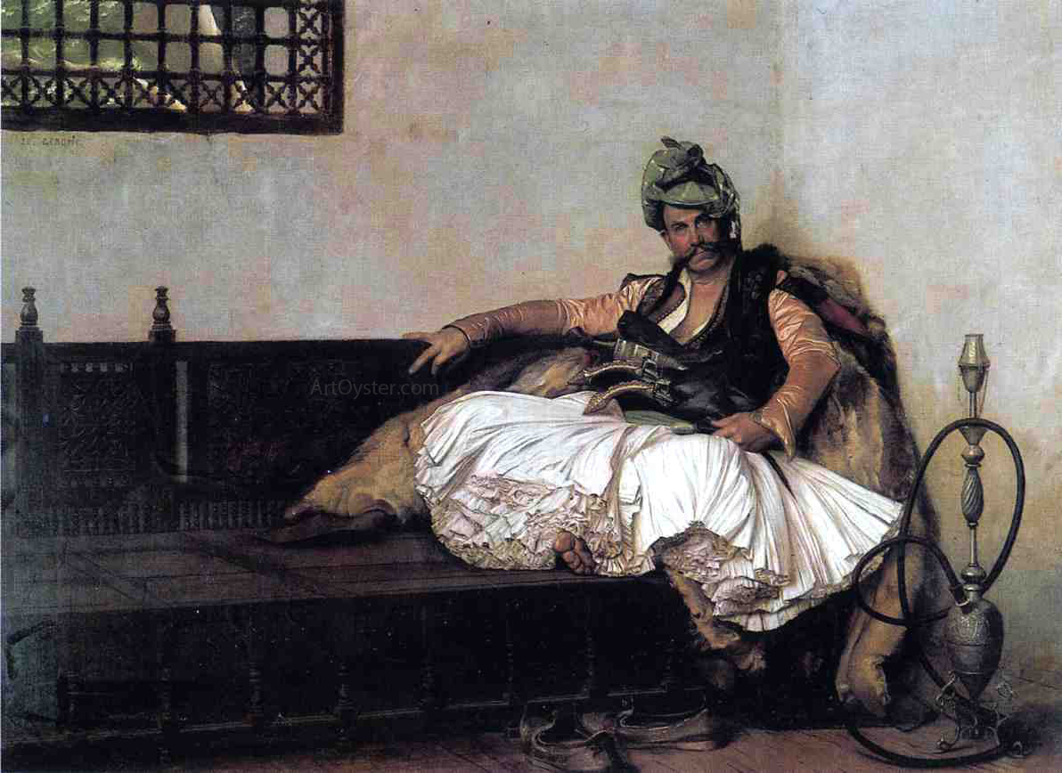 Jean-Leon Gerome Bashi-Bazouk Chief - Canvas Print