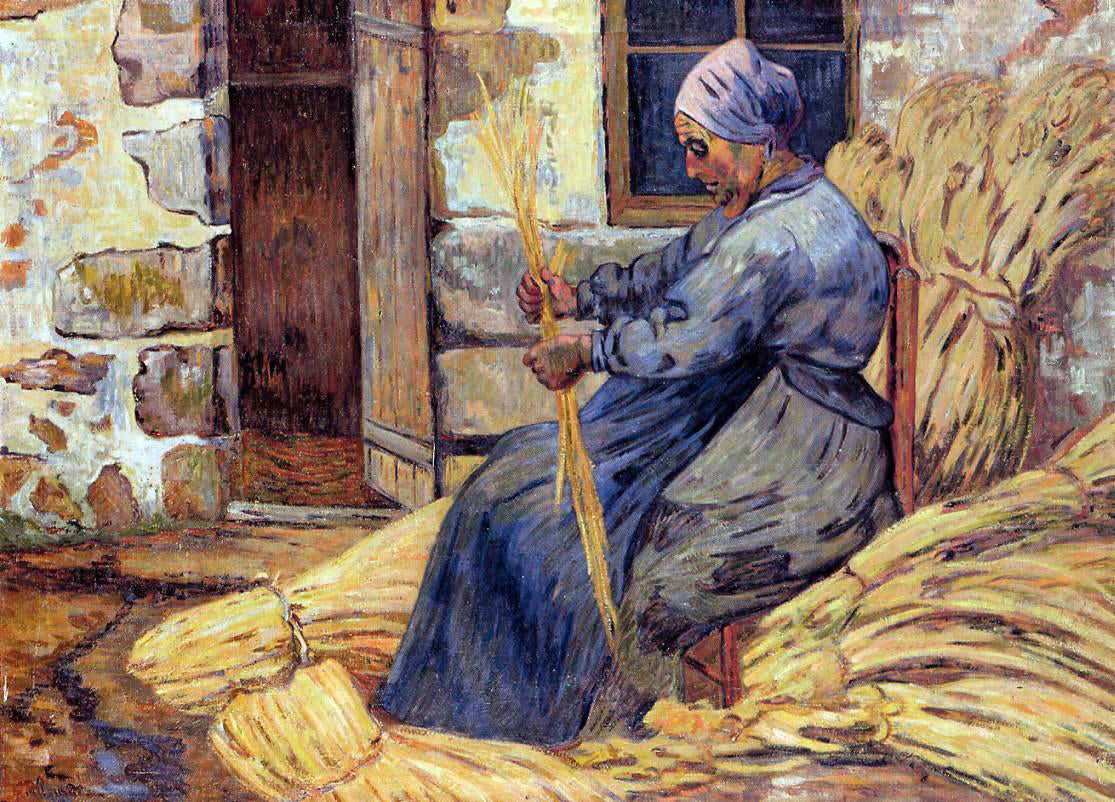 Armand Guillaumin Basket Maker, Damiette - Canvas Print