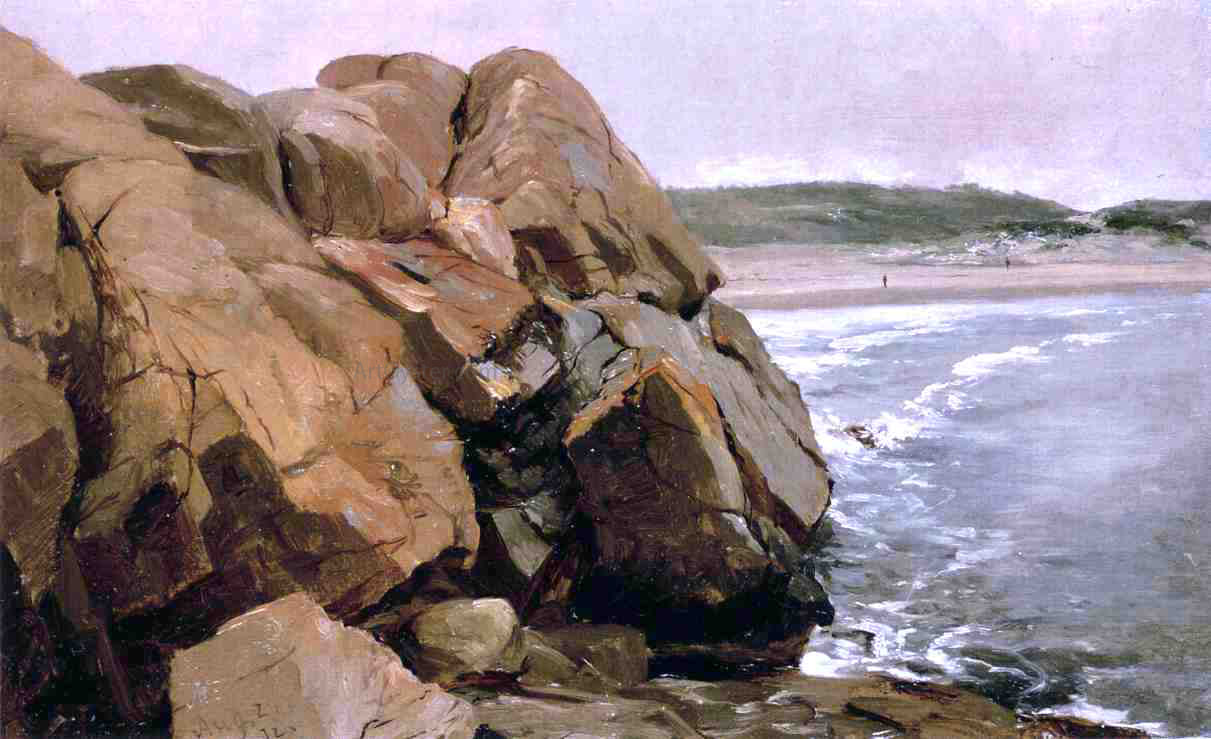 Jervis McEntee Bass Rocks - Canvas Print