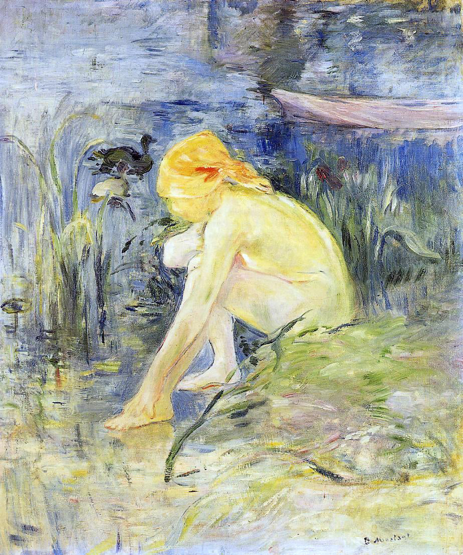 Berthe Morisot Bather - Canvas Print