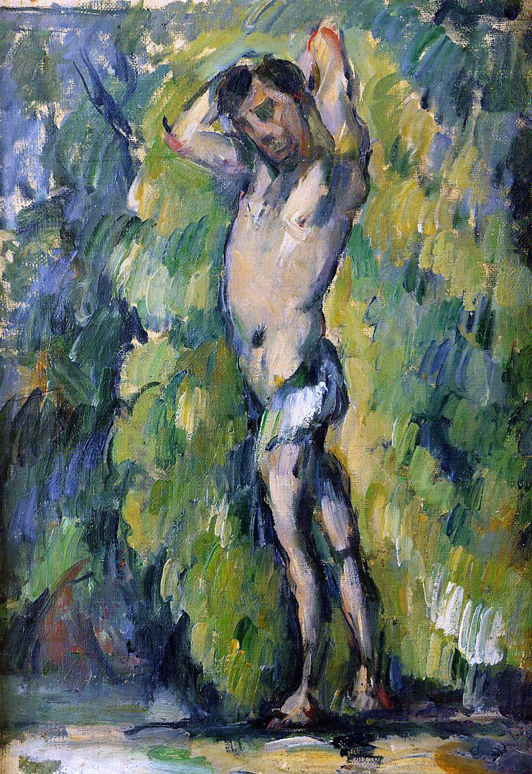 Paul Cezanne Bather - Canvas Print