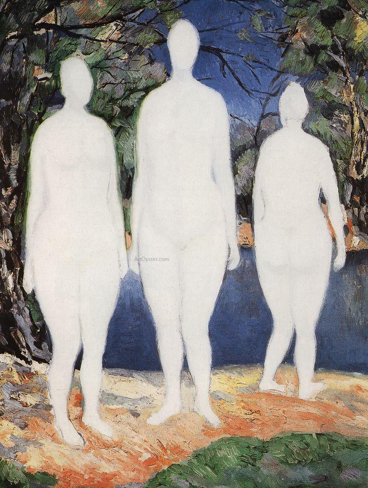 Kazimir Malevich Bathers - Canvas Print