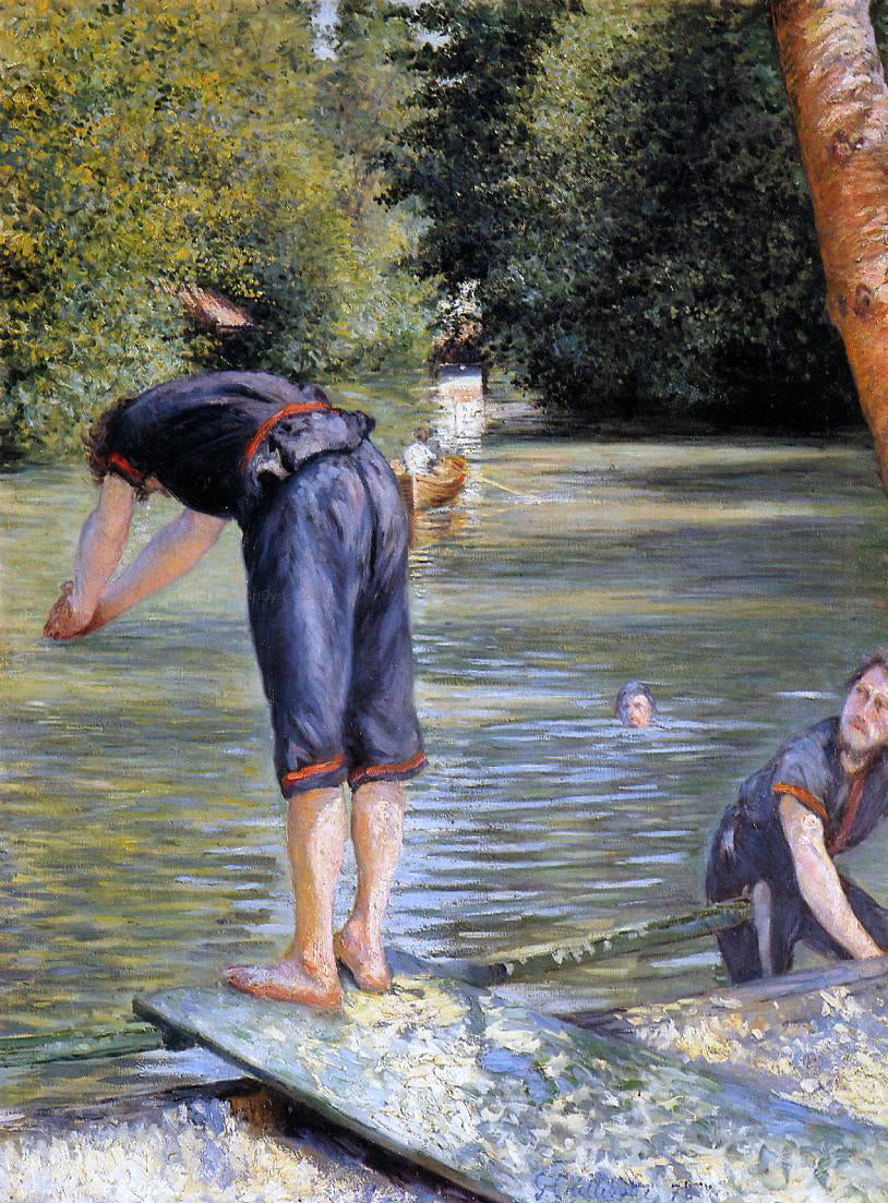 Gustave Caillebotte A Bather - Canvas Print