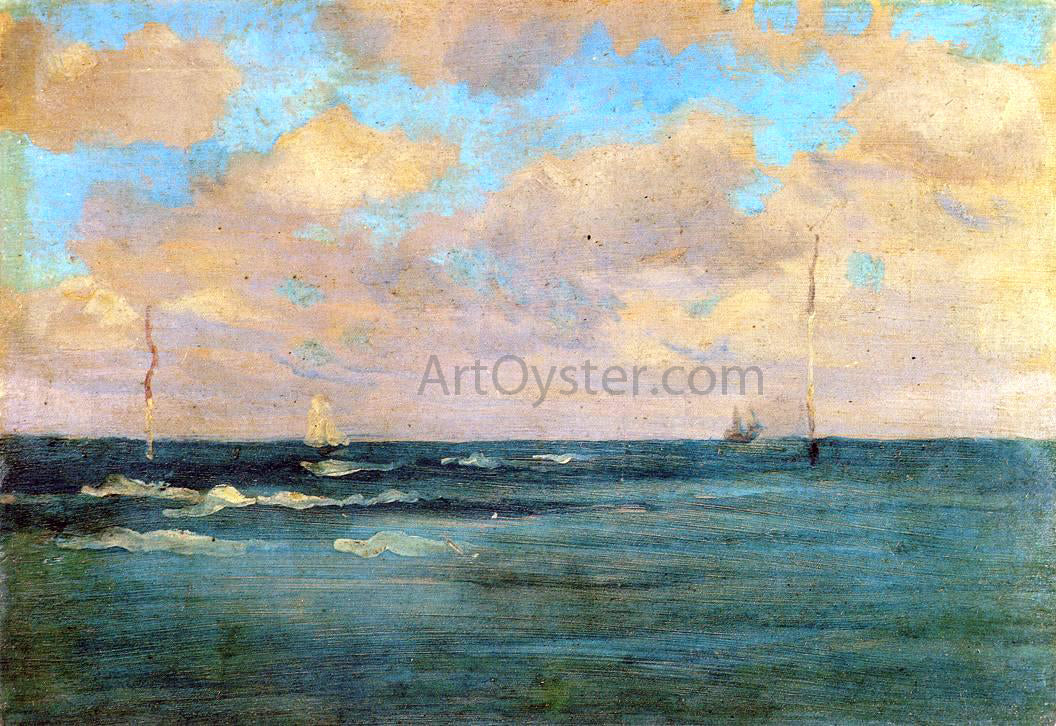 James McNeill Whistler Bathing Posts - Canvas Print
