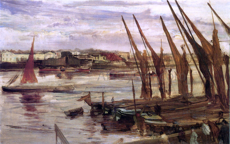 James McNeill Whistler Battersea Reach - Canvas Print