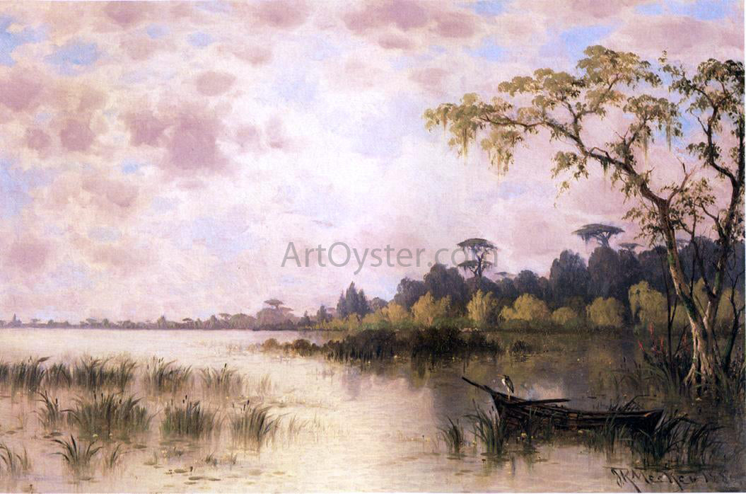Joseph R Meeker Bayou Landscape - Canvas Print