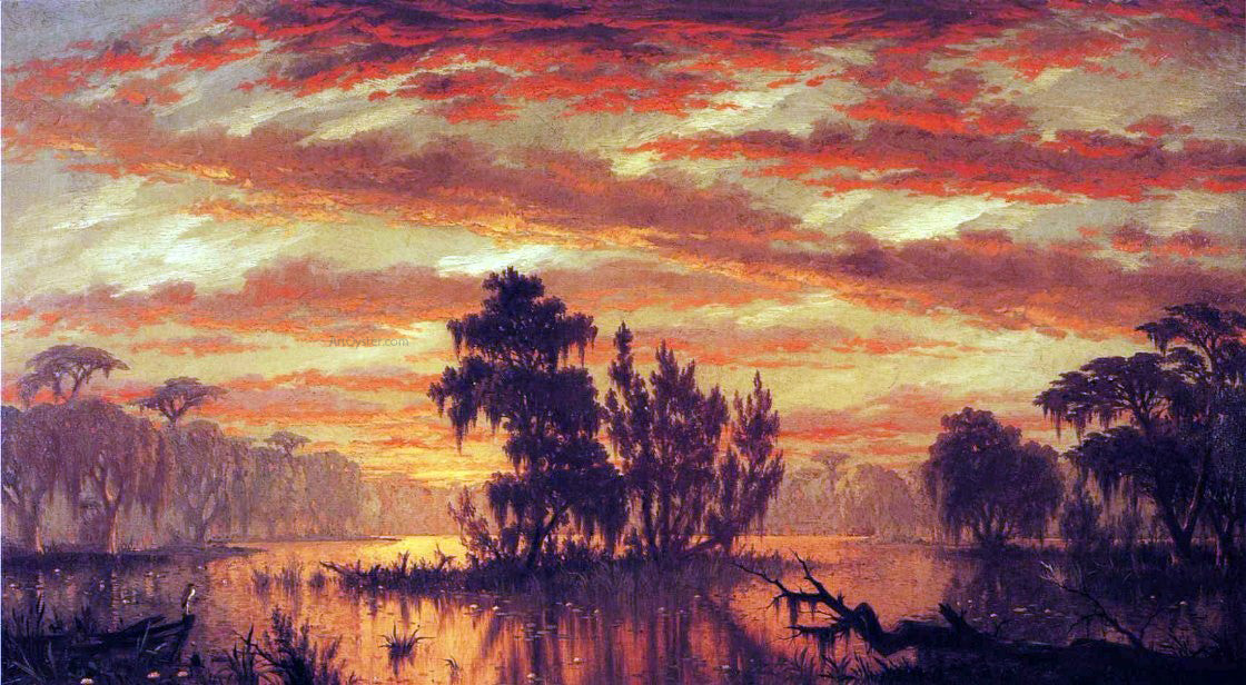 Joseph R Meeker Bayou Plaquemines - Canvas Print