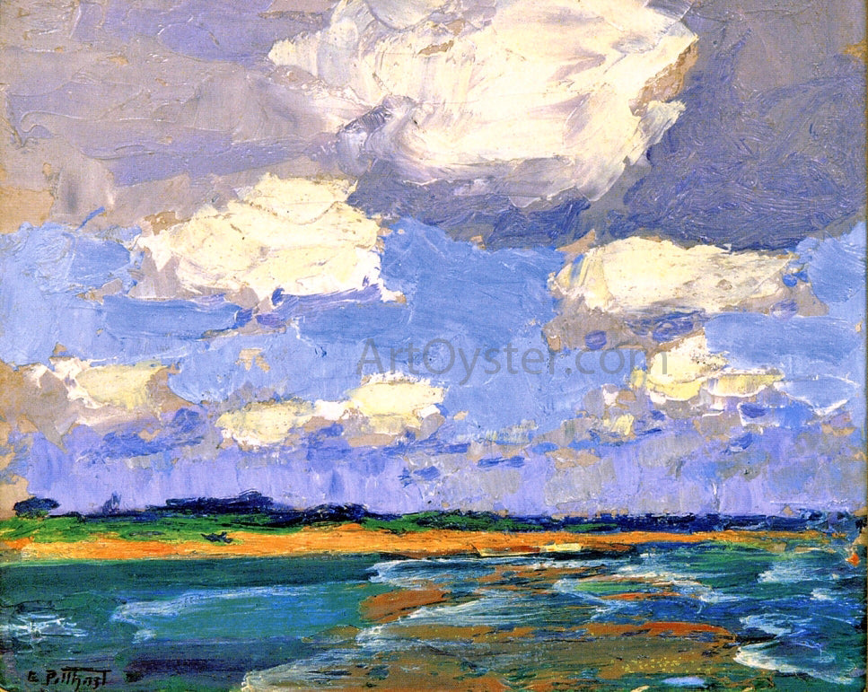 Edward Potthast Beach - Canvas Print