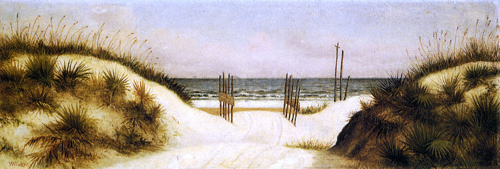 William Aiken Walker Beach at Ponce Park, Florida - Canvas Print