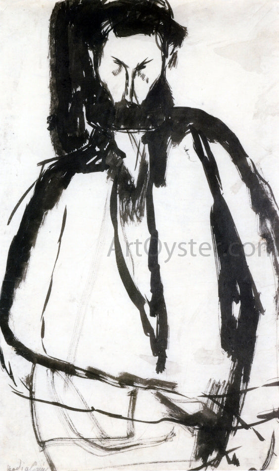 Amedeo Modigliani The Bearded Man - Canvas Print