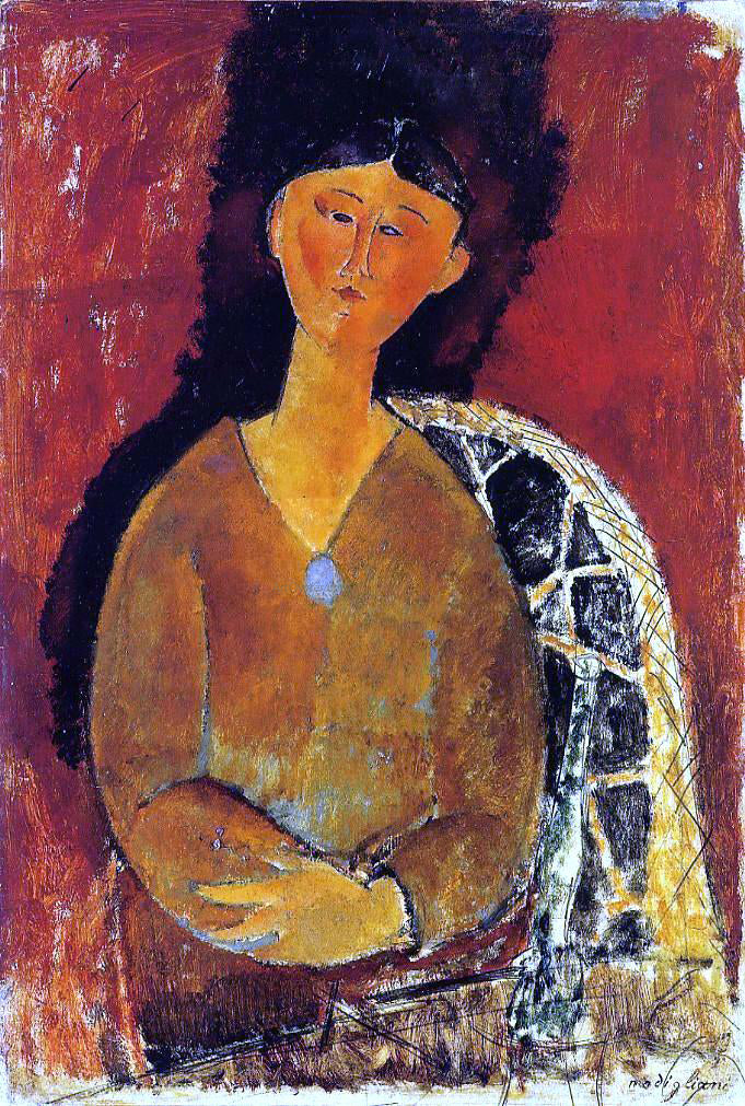 Amedeo Modigliani Beatrice Hastings, Seated - Canvas Print