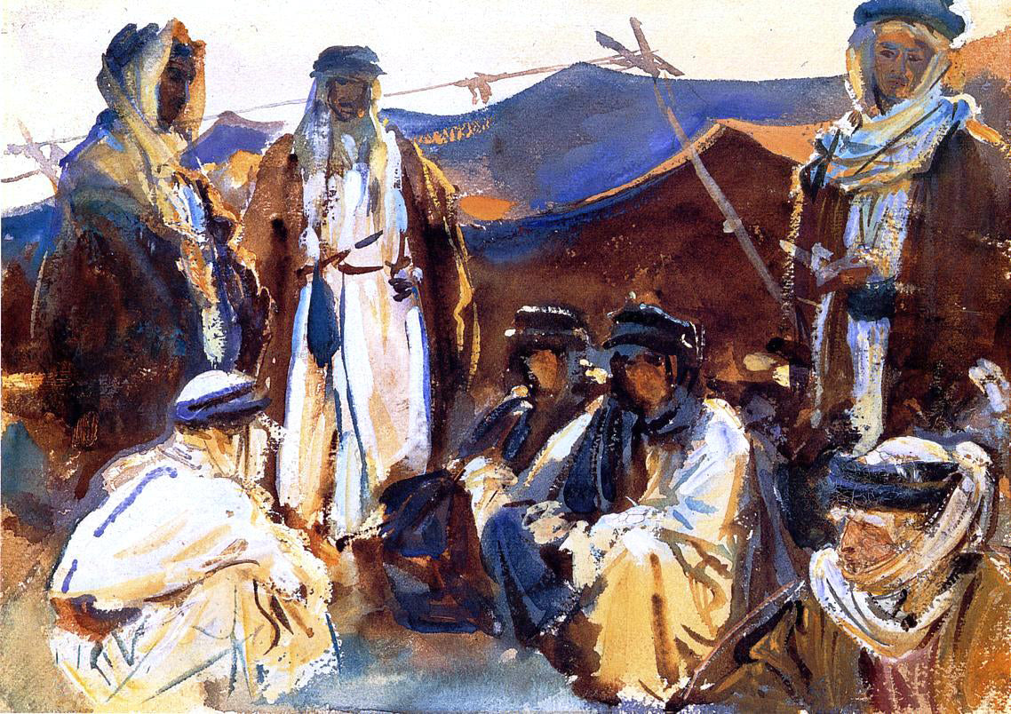 John Singer Sargent Bedouin Camp - Canvas Print