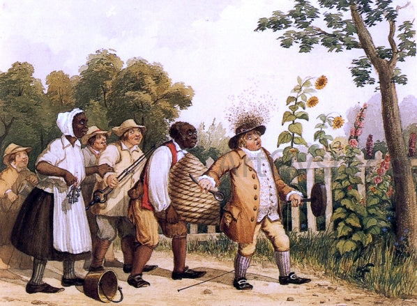 David Claypoole Johnston Bee Catching - Canvas Print