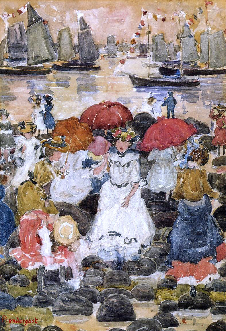 Maurice Prendergast Beechmont - Canvas Print