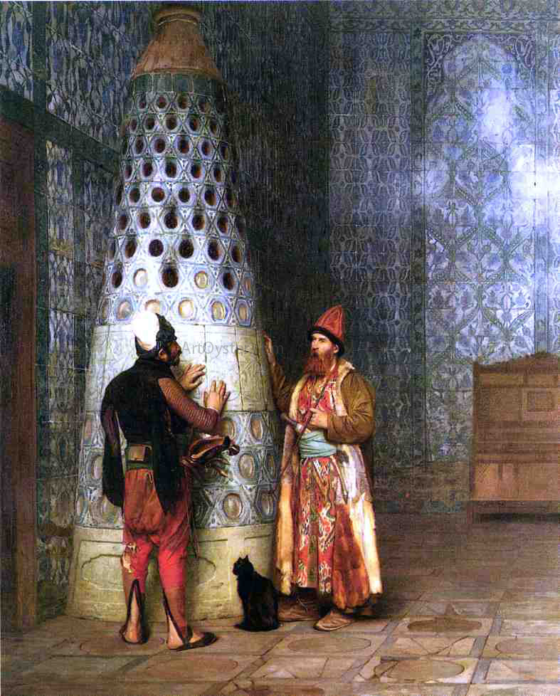 Jean-Leon Gerome Before the Audience - Canvas Print