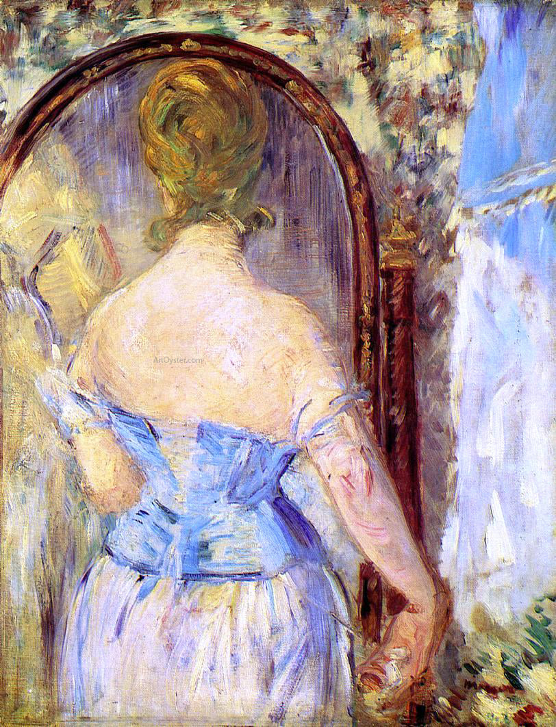 Edouard Manet Before the Mirror - Canvas Print