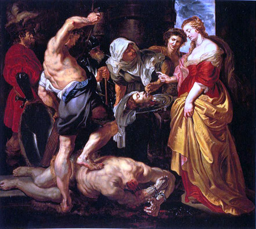 Peter Paul Rubens Beheading of St John the Baptist - Canvas Print