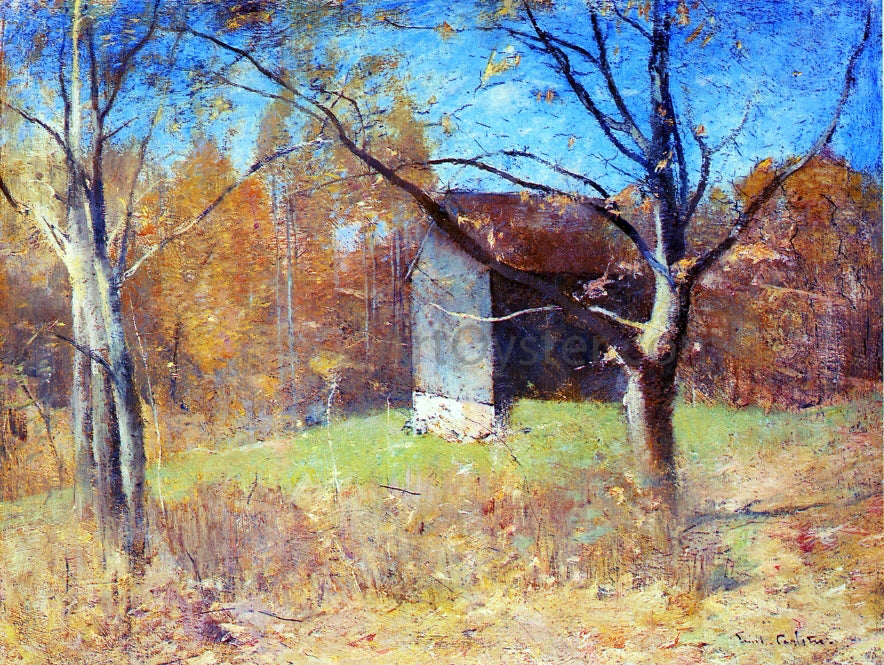 Emil Carlsen Behind the Artist's Studio - Canvas Print