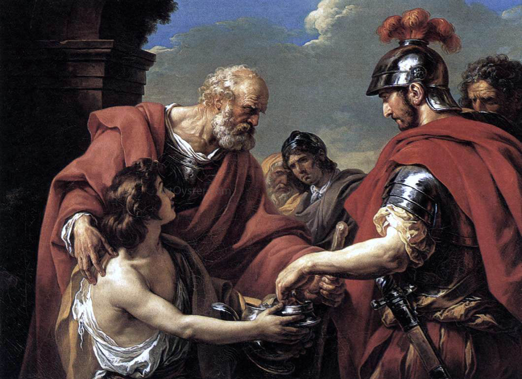 Francois-Andre Vincent Belisarius - Canvas Print