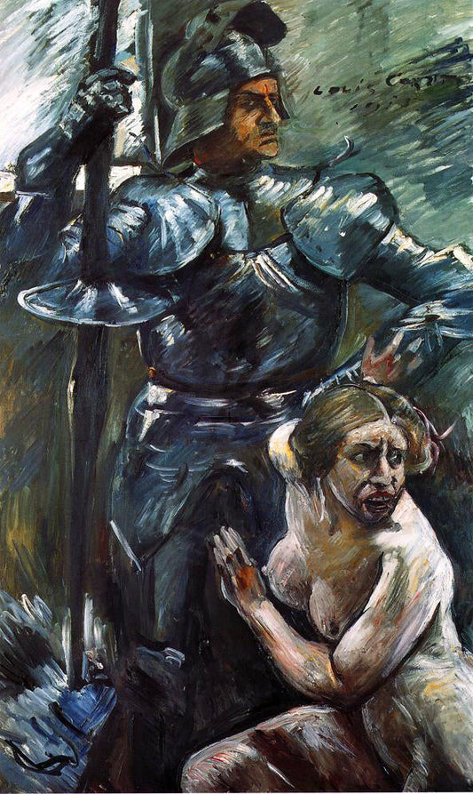 Lovis Corinth Beneath the Shield of Arms - Canvas Print