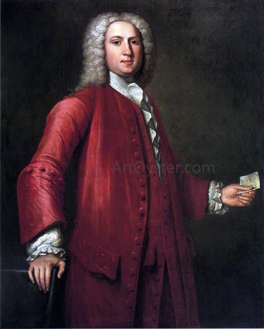 Nathaniel Smibert Benjamin Colman - Canvas Print