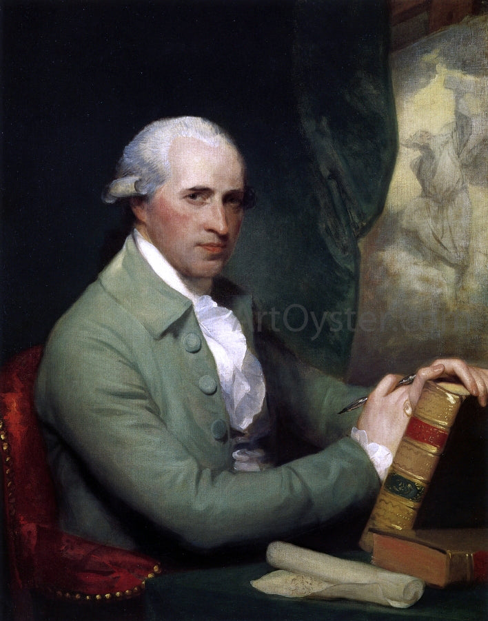 Gilbert Stuart Benjamin West - Canvas Print