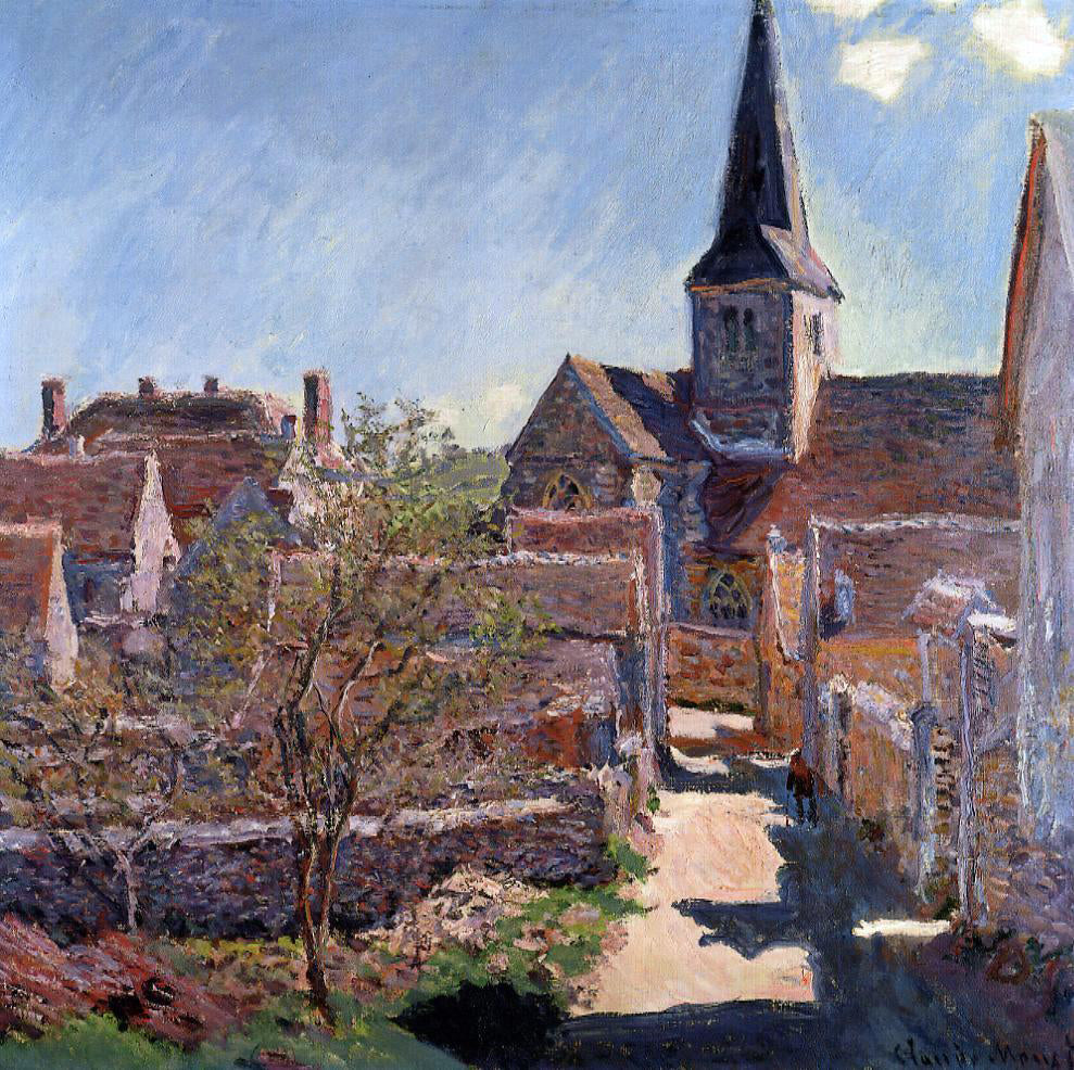 Claude Oscar Monet Bennecourt - Canvas Print