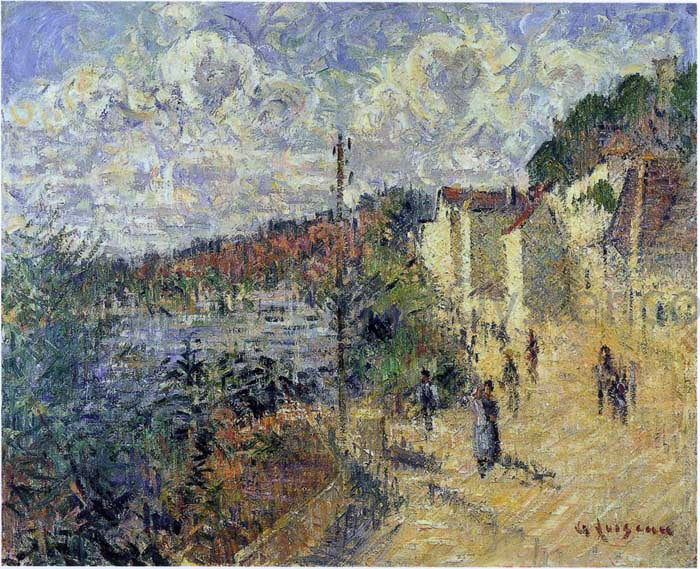 Gustave Loiseau Beynac Quay at Bordeaux - Canvas Print