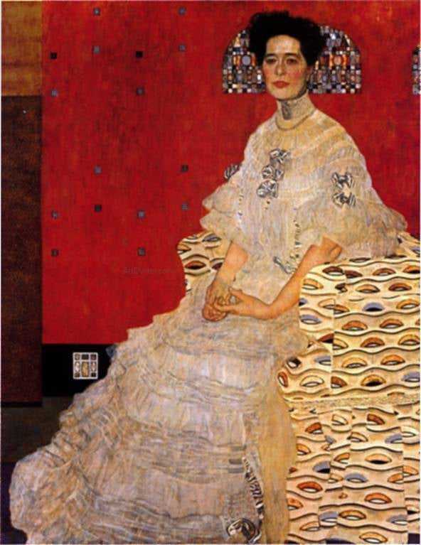 Gustav Klimt Bildnis Fritza Riedler - Canvas Print