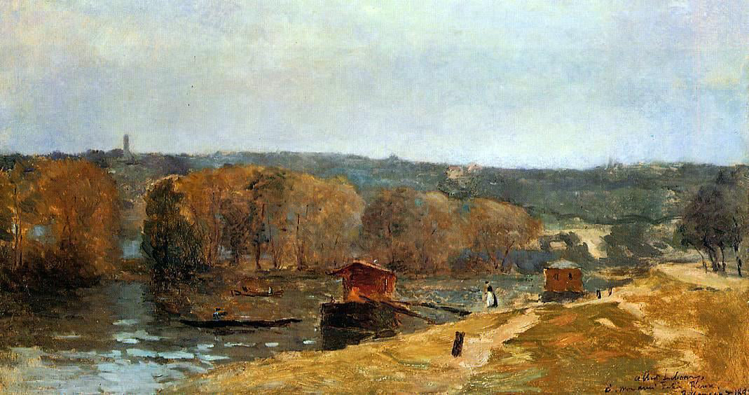 Albert Lebourg Billancourt Landscape - Canvas Print