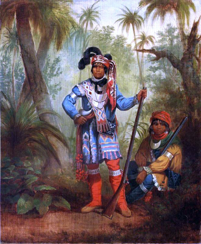 Carl Wimar Billy Bowlegs - Canvas Print