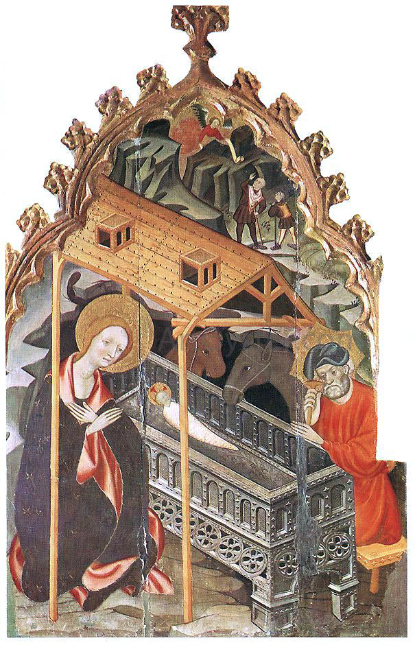 Ramon De Mur Birth of Jesus - Canvas Print