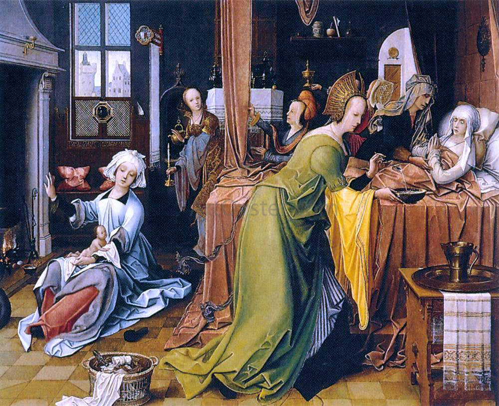 Jan De Beer Birth of the Virgin - Canvas Print