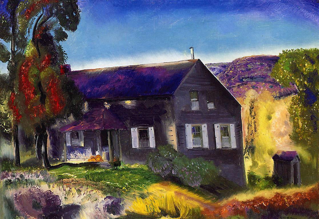 George Wesley Bellows Black House - Canvas Print
