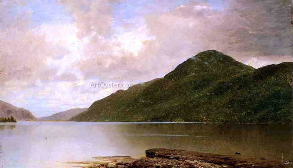 John Frederick Kensett Black Mountain, Lake George - Canvas Print