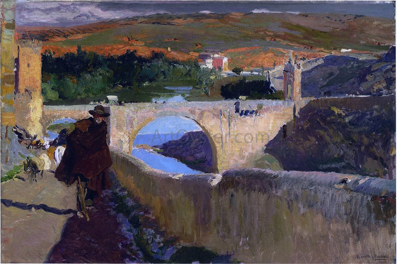 Joaquin Sorolla Y Bastida Blind Man of Toledo - Canvas Print