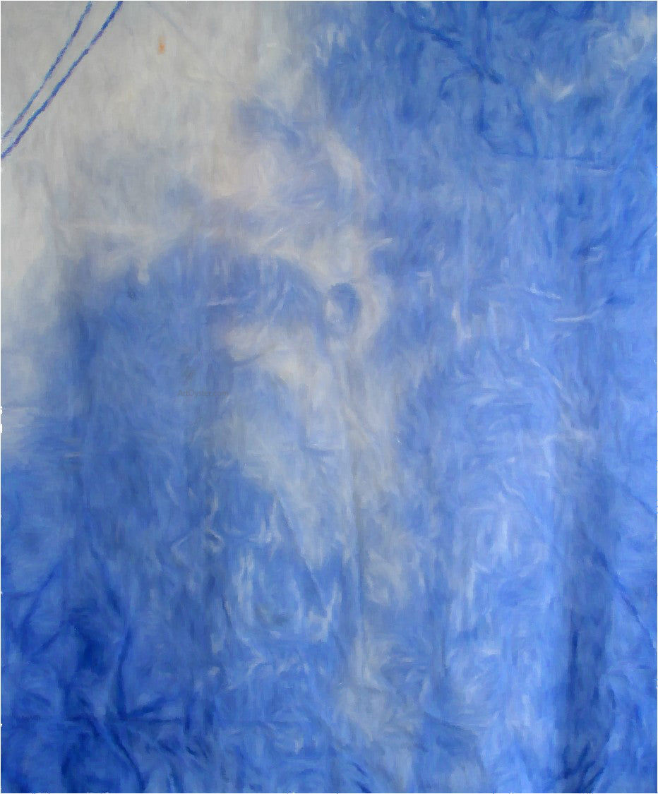 Our Original Collection Blue Gray Abstract - Canvas Print