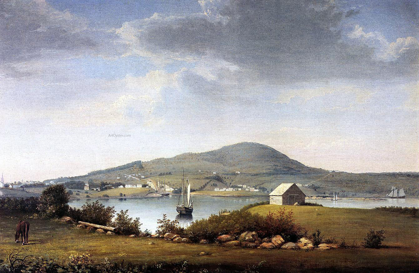 Fitz Hugh Lane Blue Hill, Maine - Canvas Print