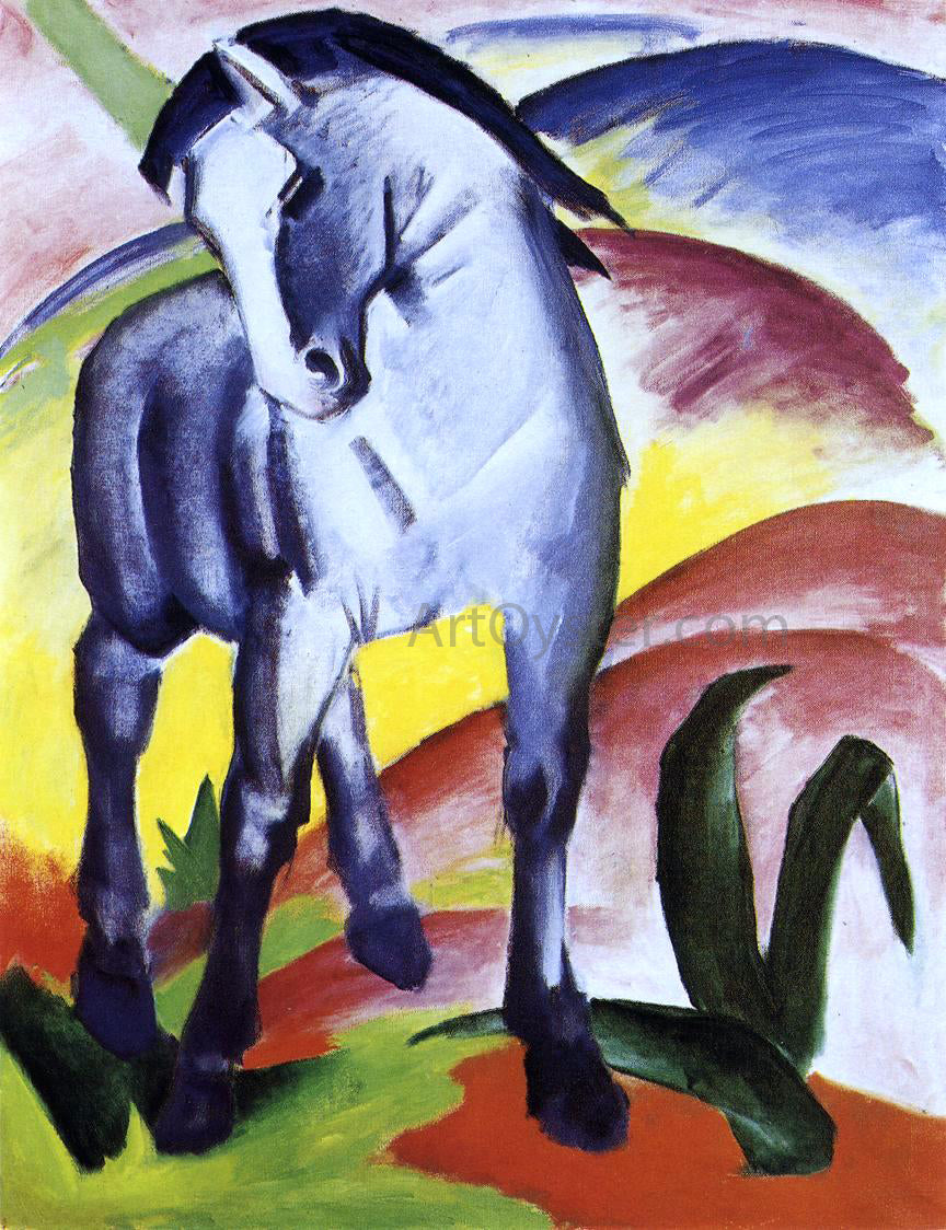 Franz Marc Blue Horse I - Canvas Print