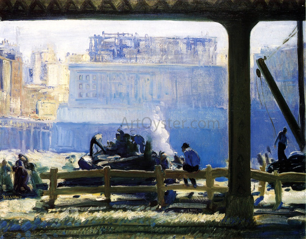 George Wesley Bellows Blue Morning - Canvas Print