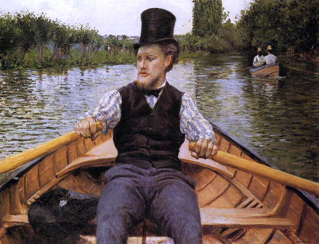 Gustave Caillebotte Boating Party - Canvas Print