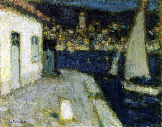 Henri Le Sidaner Boats, Saint-Jean-Cap-Ferrat - Canvas Print