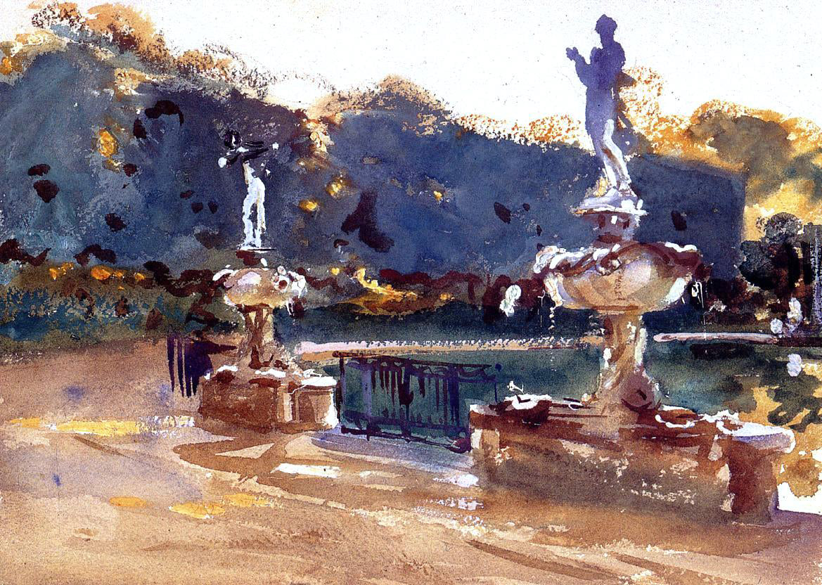 John Singer Sargent Boboli Gardens - Canvas Print