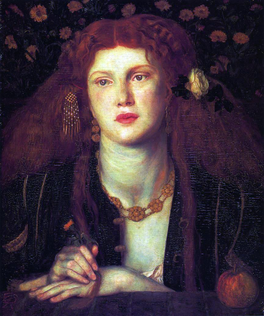 Dante Gabriel Rossetti Bocca Baciata - Canvas Print