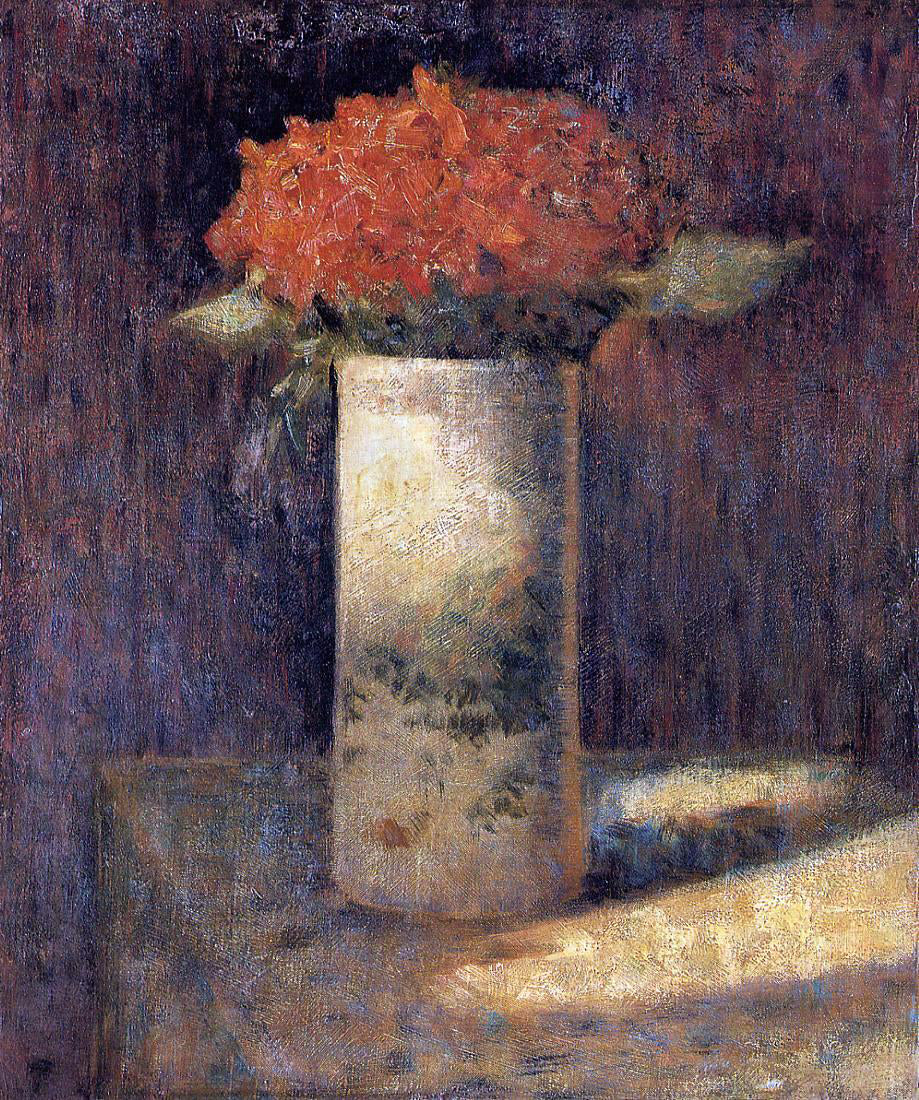 Georges Seurat Bouquet in a Vase - Canvas Print