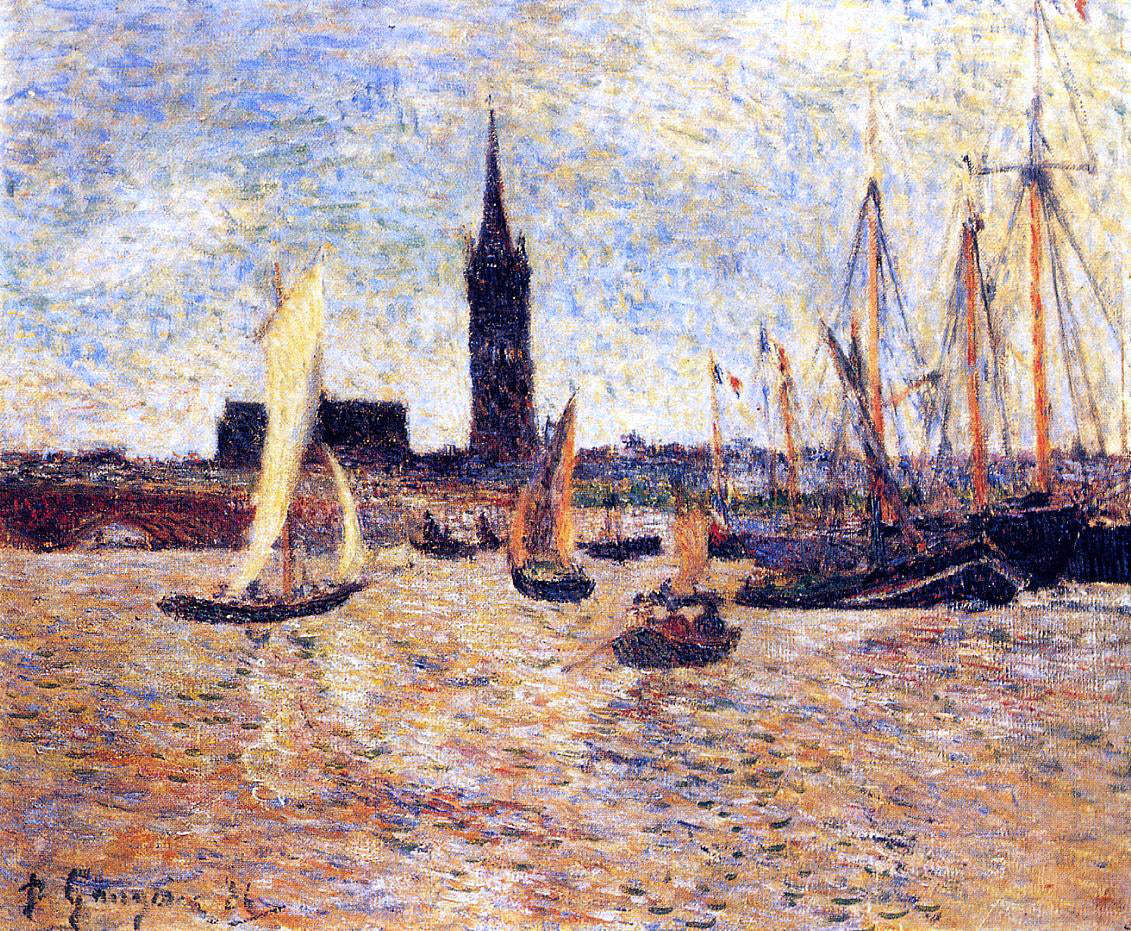 Paul Gauguin Bordeaux Harbor - Canvas Print