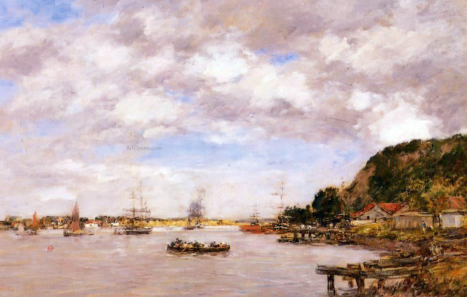 Eugene-Louis Boudin Bordeaux, la Cargonne a Larmont - Canvas Print